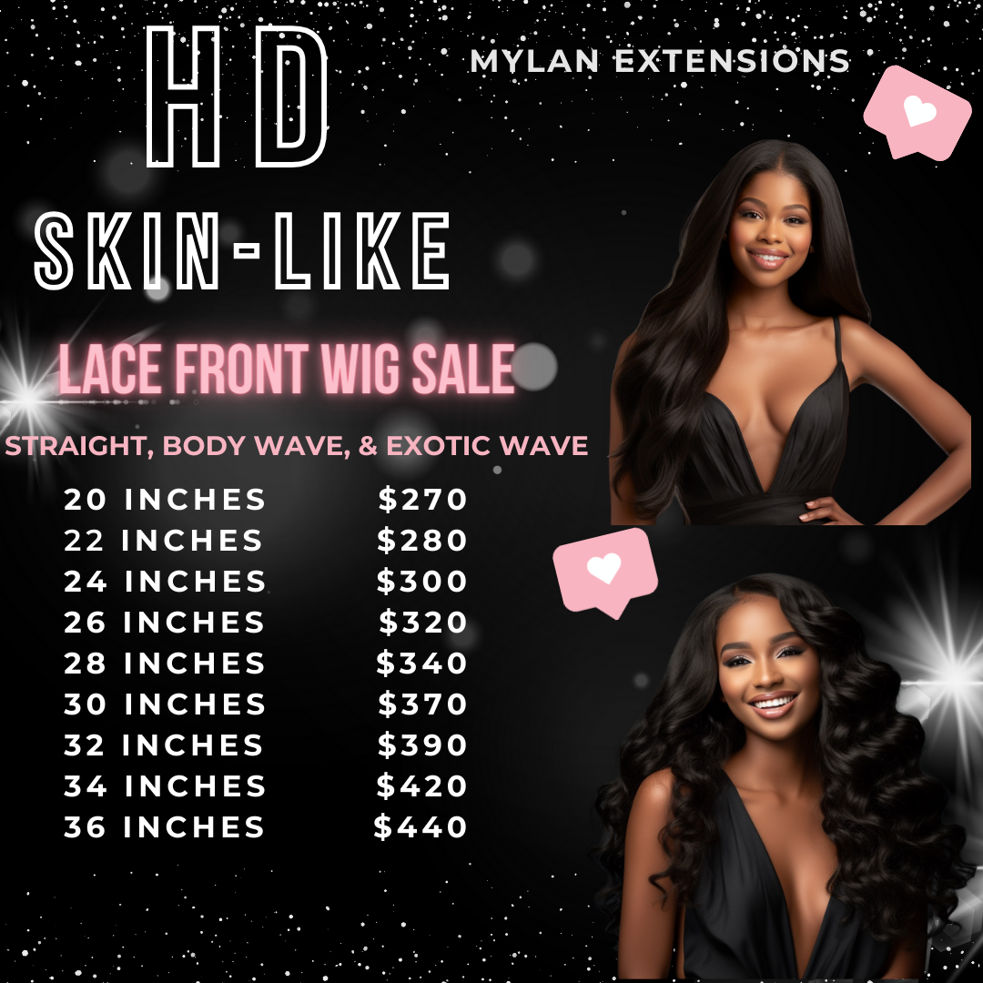 HD SKIN LIKE LACE FRONT WIG SALE